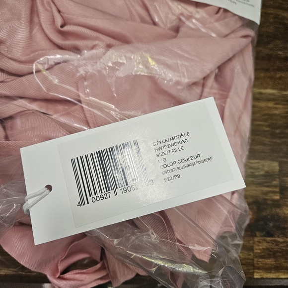 Hudson beautiful flatering light pink wrap dress size L - Picture 4 of 7